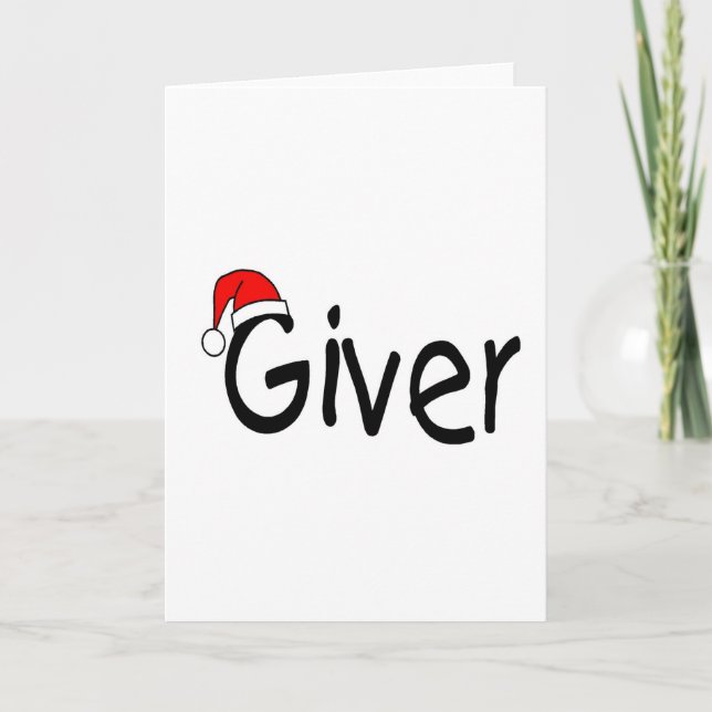 Tarjeta Festiva Giver (Anverso)