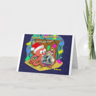 Tarjeta Festiva Glad Tide-ings