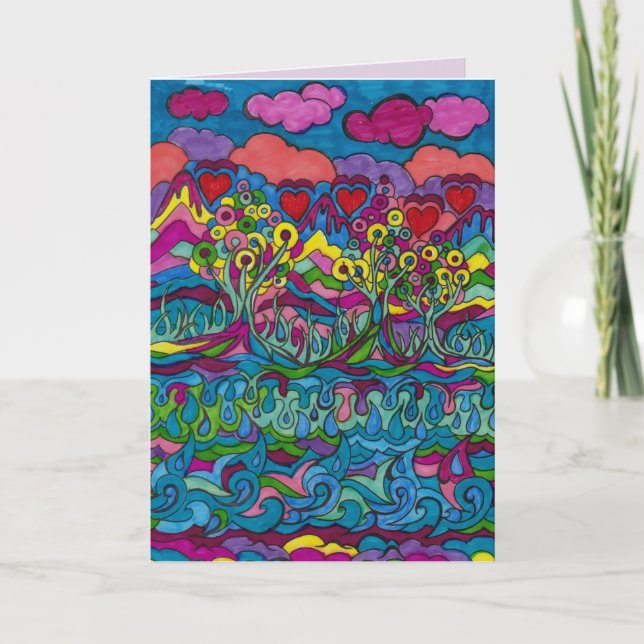 Tarjeta Festiva Glad We are Together Dreamscape 1 Card (Anverso)