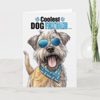 Tarjeta Festiva Glen de Imaal Terrier Perro más frío Día del Padre
