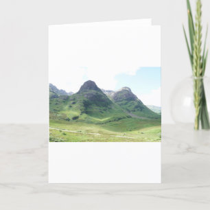 Tarjeta Festiva Glencoe, Escocia