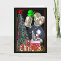 Globo de la nieve de Santa por Valxart