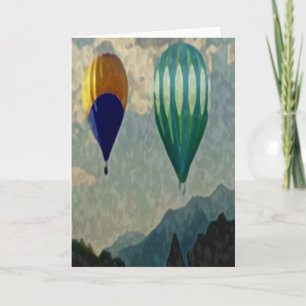 Tarjeta Festiva Globos de Utah