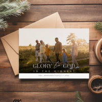 Gloria A Dios Elegante Navidades Religiosos Fotogr