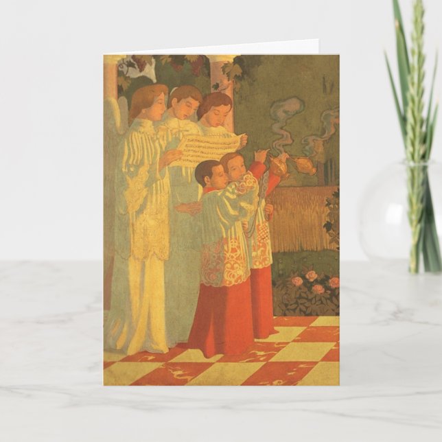 Tarjeta Festiva Glorificación de la Cruz de 1899 (Anverso)