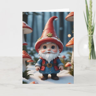Tarjeta Festiva Gnome Magic