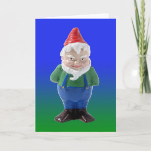 Tarjeta Festiva Gnome Permanente