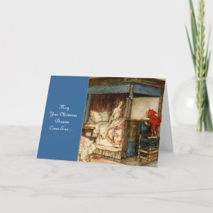 Tarjeta Festiva Gnome Surprise por Arthur Rackham