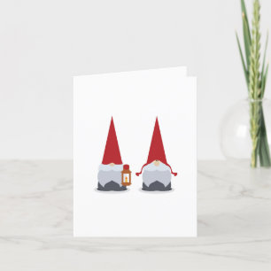 Tarjeta Festiva Gnomes