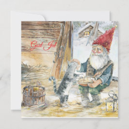 Tarjeta Festiva God Jul