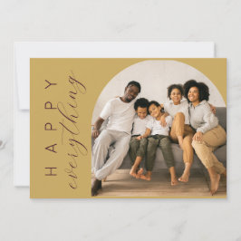 Tarjeta Festiva Golden Happy TODO