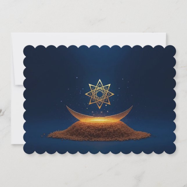Tarjeta Festiva Golden Harmony – Shree Yantra’s Divine Resonance (Anverso)