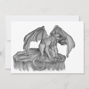 Tarjeta Festiva Golem Gargoyle
