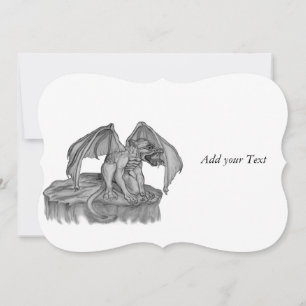 Tarjeta Festiva Golem Gargoyle