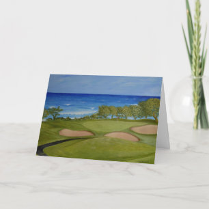 Tarjeta Festiva Golf en vacaciones