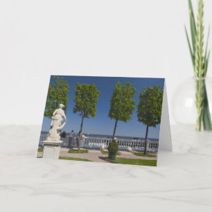 Tarjeta Festiva Golfo de Finlandia desde la Villa Monplaisir