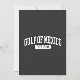 Tarjeta Festiva Golfo de México desde el humor estadounidense de 1
