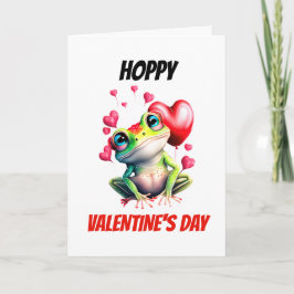 Tarjeta Festiva Golpes de rana | Pañuelo de rana lindo El día de S