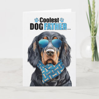 Tarjeta Festiva Gordon Setter Dog Coolest Dad Day