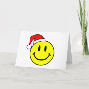 Tarjeta Festiva Gorra de Santa)