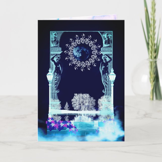 Tarjeta Festiva Gothic style holiday card (Anverso)
