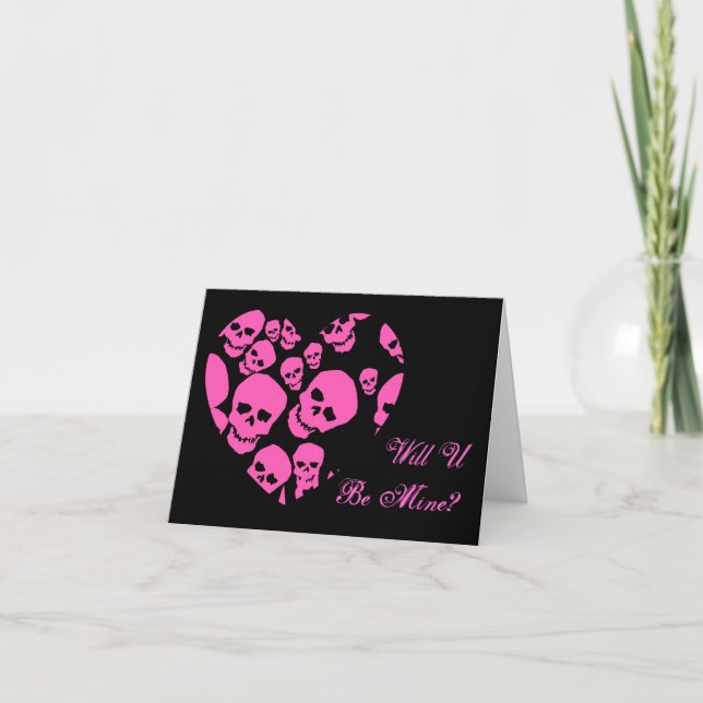 Tarjeta Festiva GóticoValentine (Anverso)