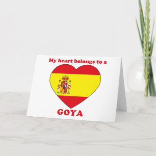 Tarjeta Festiva Goya