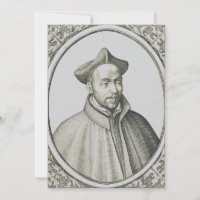 Grabado de San Ignacio de Loyola Arte Antiguo