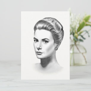Tarjeta Festiva Grace Kelly