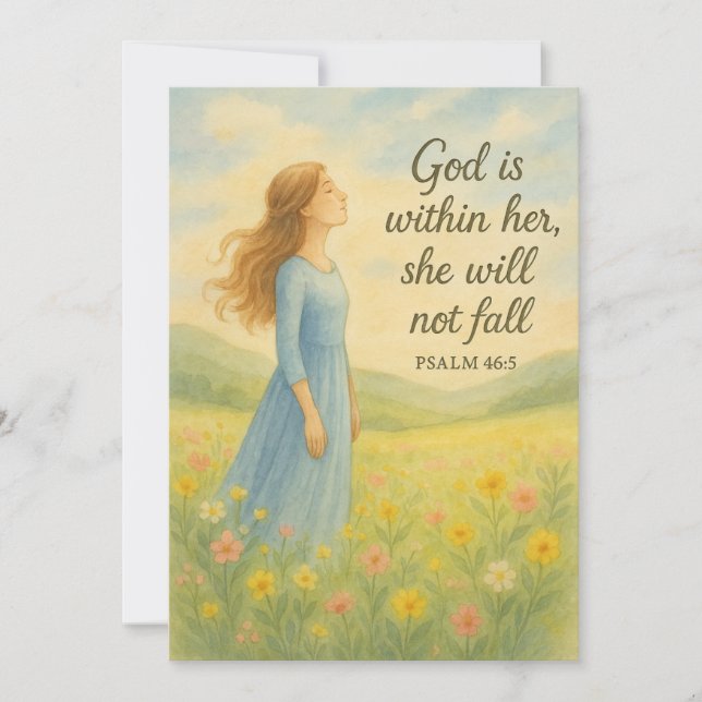 Tarjeta Festiva Grace Within (Anverso)