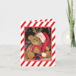 Tarjeta Festiva Gracias Beary mucho oso de peluche