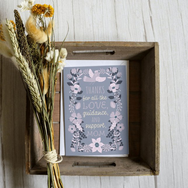 Tarjeta Festiva Gracias, Mamá Apreciación del Arte Folclórico Esca (Subido por el creador)