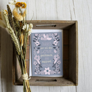 Tarjeta Festiva Gracias, Mamá Apreciación del Arte Popular Escandi