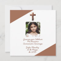 Gracias por celebrar mi Primera Comunión con Foto