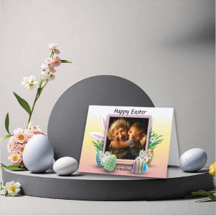 Tarjeta Festiva Graciosa Abuela Feliz Pascua
