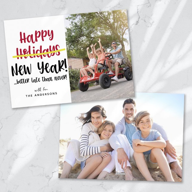 Tarjeta Festiva Graciosa foto de Año Nuevo Feliz (Subido por el creador)