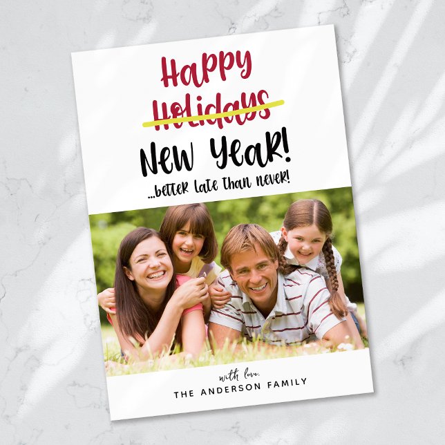 Tarjeta Festiva Graciosa foto de Año Nuevo Feliz (Subido por el creador)
