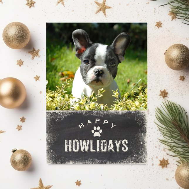 Tarjeta Festiva Graciosa foto de Navidades de perro felices de How (Subido por el creador)