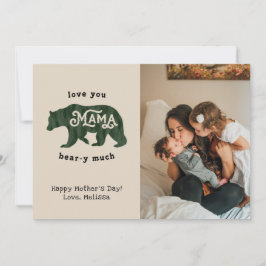 Tarjeta Festiva Graciosa foto de Personalizado del Día de la Madre
