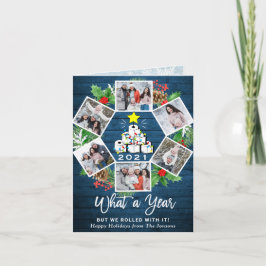 Tarjeta Festiva Graciosa foto de What a Year Christmas Tree 6