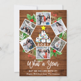 Tarjeta Festiva Graciosa foto de What a Year Christmas Tree 6