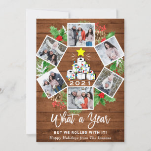Tarjeta Festiva Graciosa foto de What a Year Christmas Tree 6