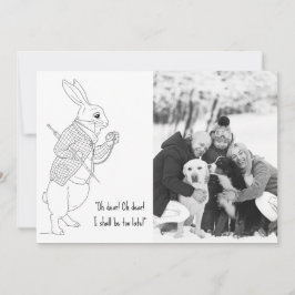 Tarjeta Festiva Graciosa foto tardía Feliz Año Nuevo