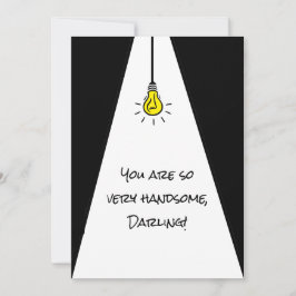 Tarjeta Festiva Graciosamente, Eres tan HANDSOME Personalizado Val