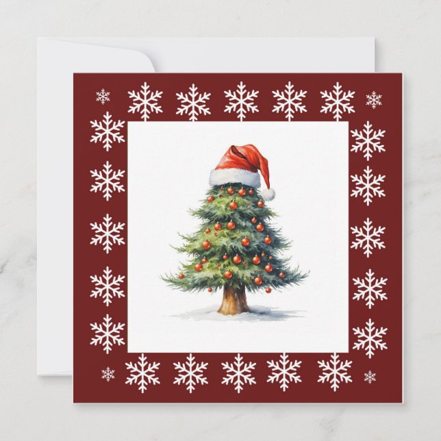 Tarjeta Festiva Gracioso Personalizado de humor Merry Christmas Tr (Anverso)