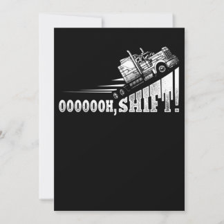 Tarjeta Festiva Gracioso regalo de camionero