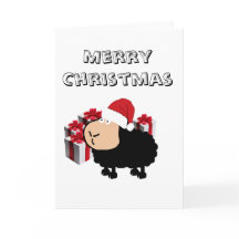 Graciosos Navidades de ovejas de Santa personaliza