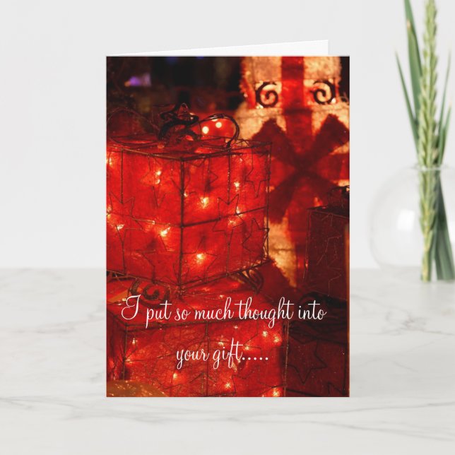 Tarjeta Festiva Graciosos Navidades saludan (Anverso)
