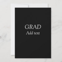 Grad simple minimalista graduación elegante modern