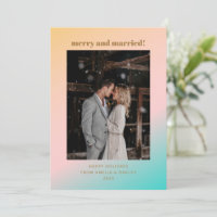 Gradiente Retro Pastel, foto de un Boda casado con